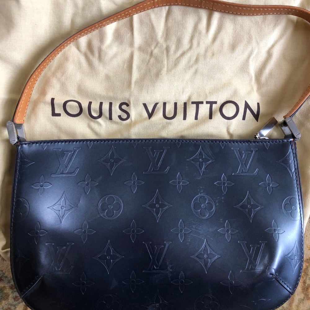 Louis Vuitton Mat Fowler Blue Shoulder Bag